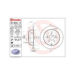 Stabdžių diskas MAGNETI MARELLI 360406115700