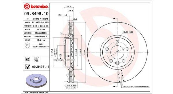 Stabdžių diskas MAGNETI MARELLI 360406125600