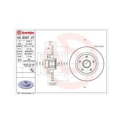 Stabdžių diskas MAGNETI MARELLI 360406136600