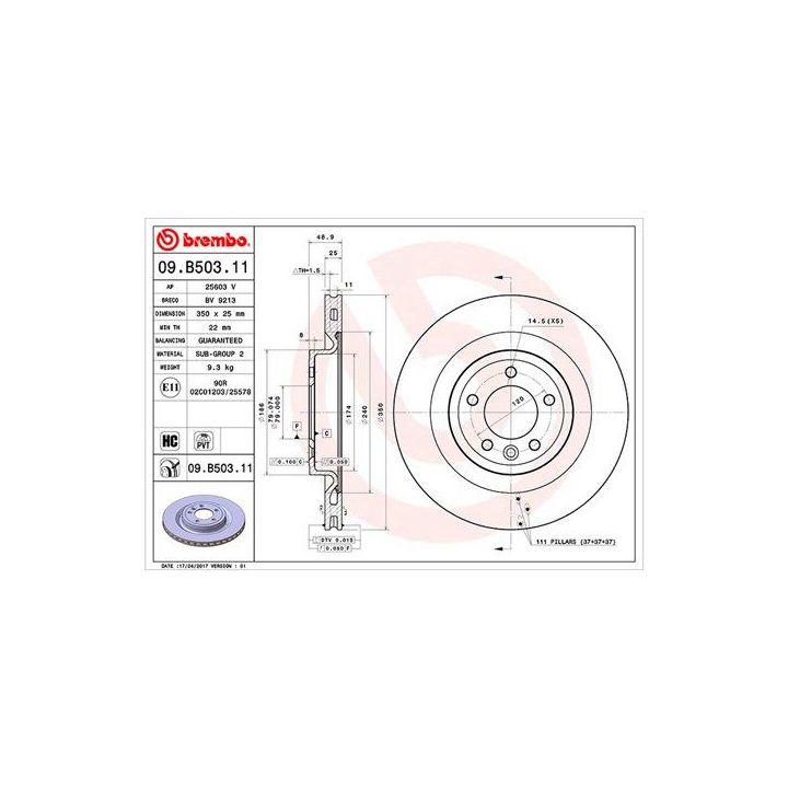 Stabdžių diskas MAGNETI MARELLI 360406147401