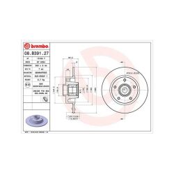 Stabdžių diskas MAGNETI MARELLI 360406161900