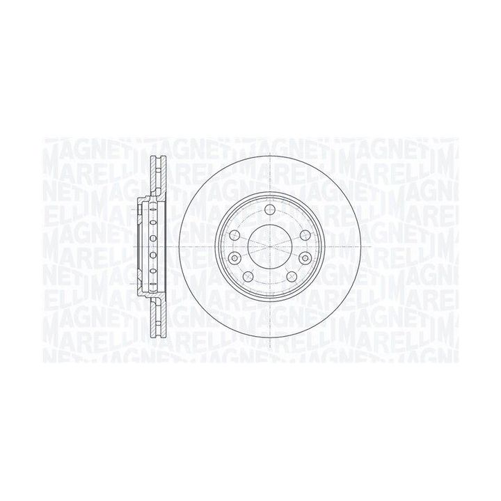 Stabdžių diskas MAGNETI MARELLI 361302040110