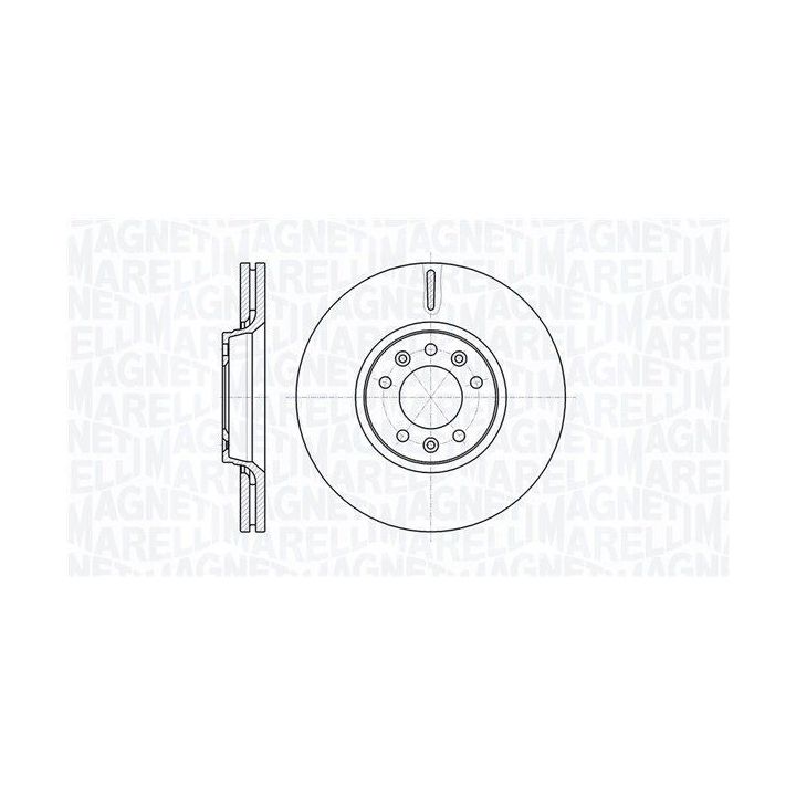 Stabdžių diskas MAGNETI MARELLI 361302040114