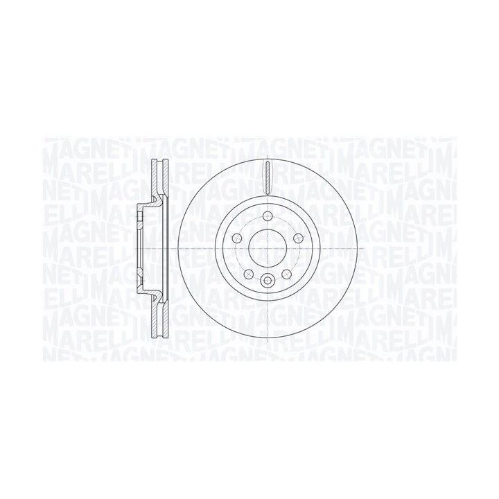 Stabdžių diskas MAGNETI MARELLI 361302040118