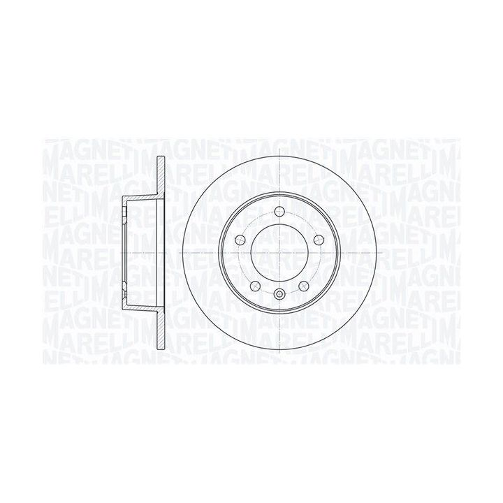 Stabdžių diskas MAGNETI MARELLI 361302040121