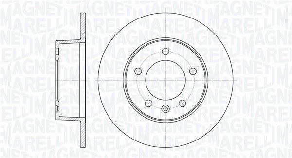 Stabdžių diskas MAGNETI MARELLI 361302040121