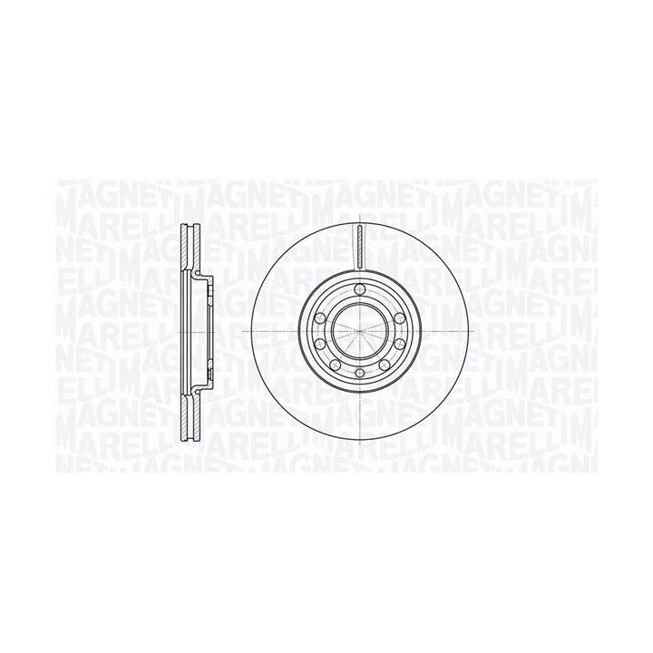 Stabdžių diskas MAGNETI MARELLI 361302040122