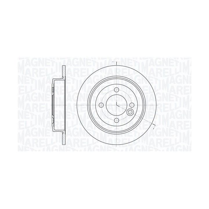 Stabdžių diskas MAGNETI MARELLI 361302040123