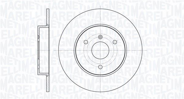 Stabdžių diskas MAGNETI MARELLI 361302040131