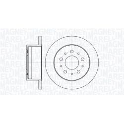 Stabdžių diskas MAGNETI MARELLI 361302040133