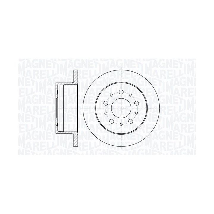 Stabdžių diskas MAGNETI MARELLI 361302040133
