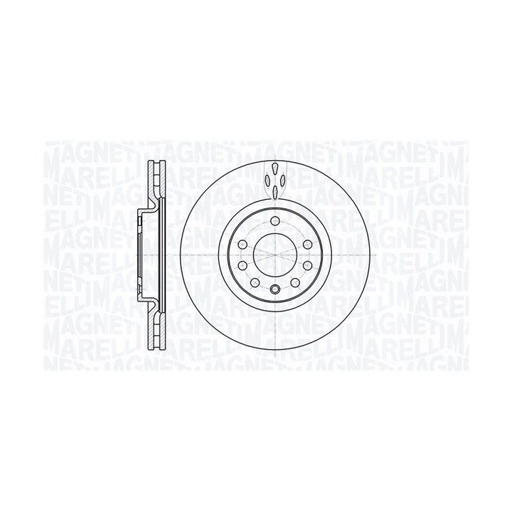 Stabdžių diskas MAGNETI MARELLI 361302040138