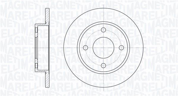 Stabdžių diskas MAGNETI MARELLI 361302040153