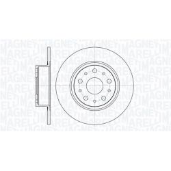 Stabdžių diskas MAGNETI MARELLI 361302040155