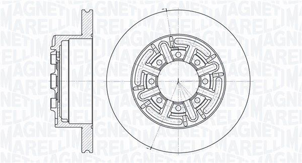 Stabdžių diskas MAGNETI MARELLI 361302040159
