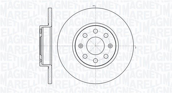Stabdžių diskas MAGNETI MARELLI 361302040165
