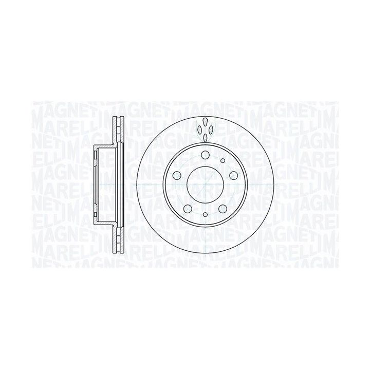 Stabdžių diskas MAGNETI MARELLI 361302040166