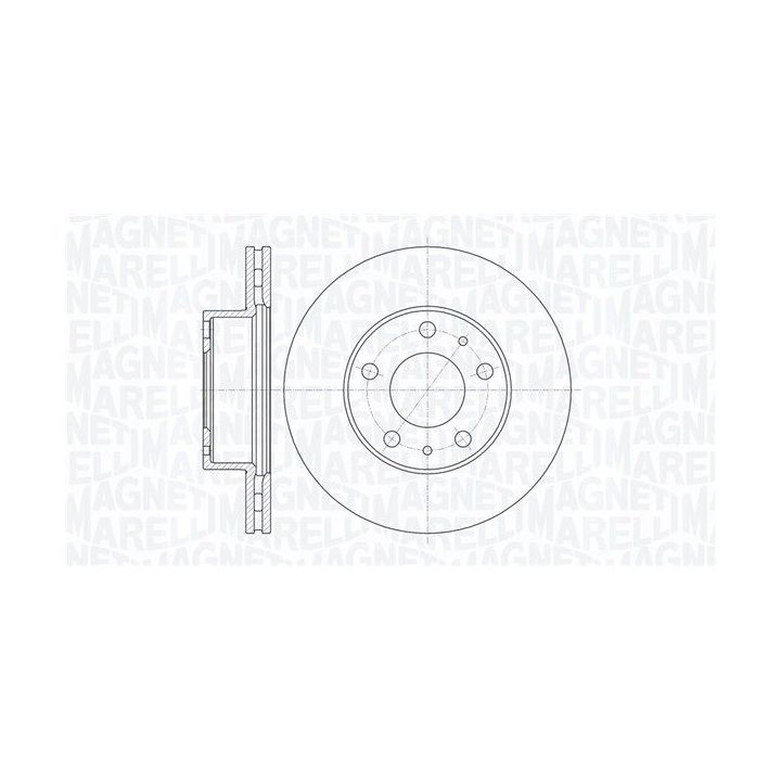 Stabdžių diskas MAGNETI MARELLI 361302040168