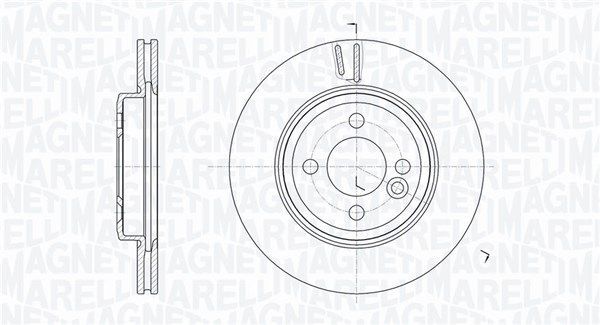 Stabdžių diskas MAGNETI MARELLI 361302040182