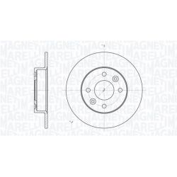Stabdžių diskas MAGNETI MARELLI 361302040183