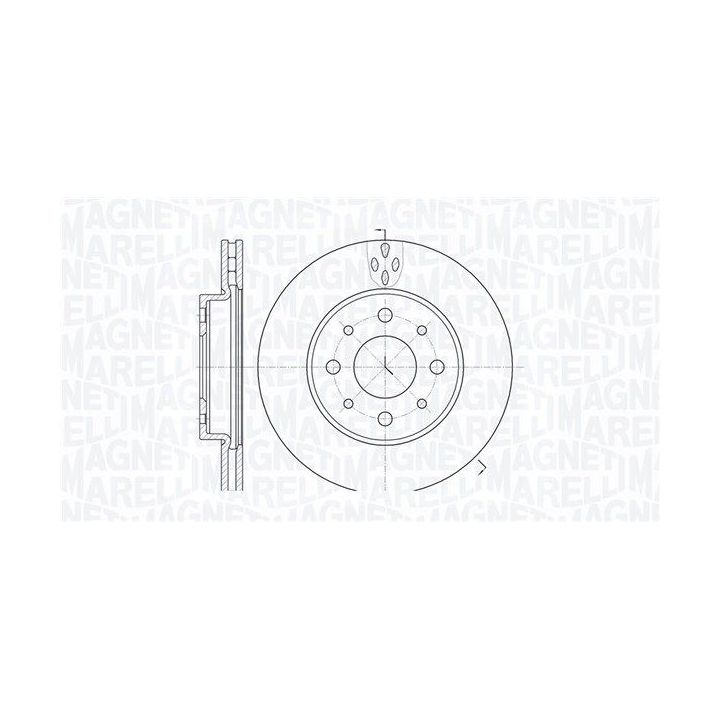 Stabdžių diskas MAGNETI MARELLI 361302040186