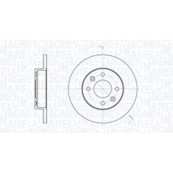 Stabdžių diskas MAGNETI MARELLI 361302040191
