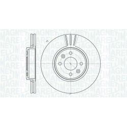 Stabdžių diskas MAGNETI MARELLI 361302040198