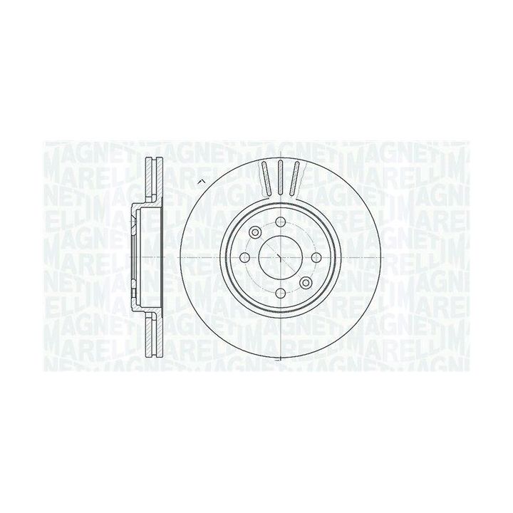 Stabdžių diskas MAGNETI MARELLI 361302040198