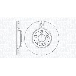 Stabdžių diskas MAGNETI MARELLI 361302040200