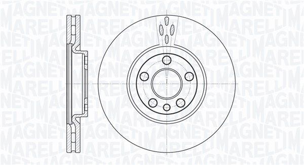 Stabdžių diskas MAGNETI MARELLI 361302040200