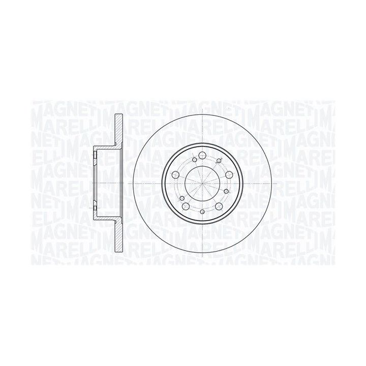 Stabdžių diskas MAGNETI MARELLI 361302040213