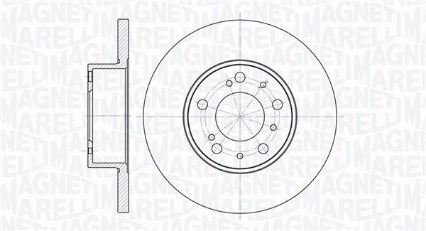 Stabdžių diskas MAGNETI MARELLI 361302040213