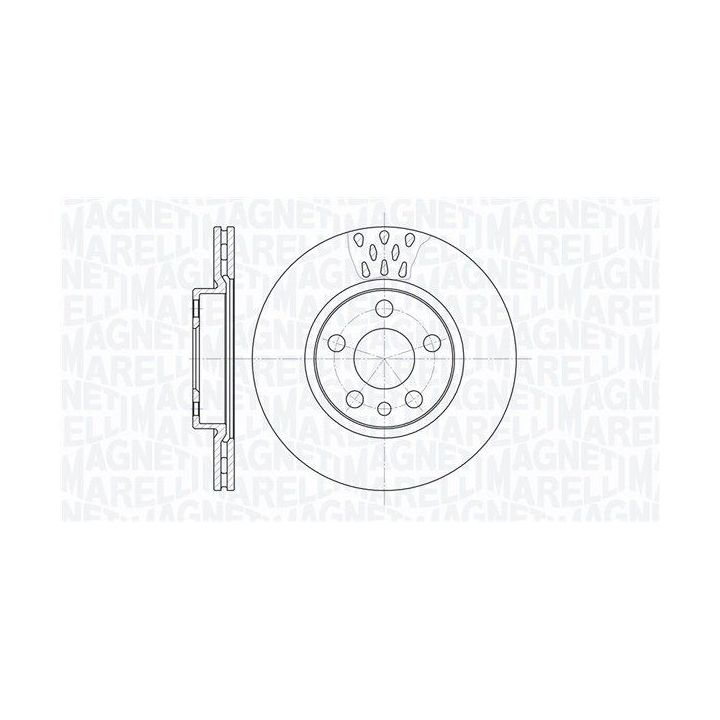Stabdžių diskas MAGNETI MARELLI 361302040232