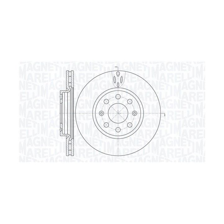 Stabdžių diskas MAGNETI MARELLI 361302040236