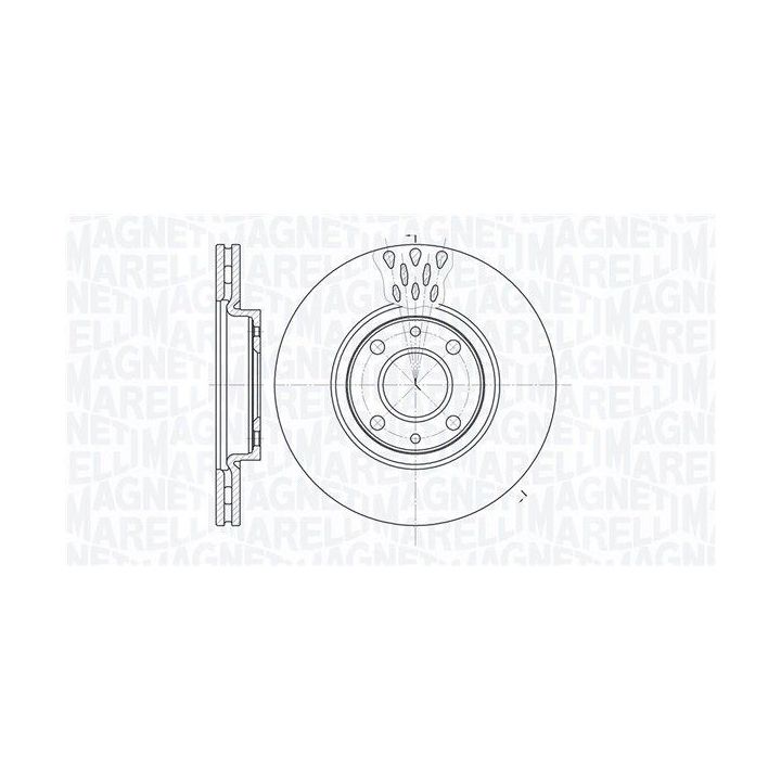 Stabdžių diskas MAGNETI MARELLI 361302040238