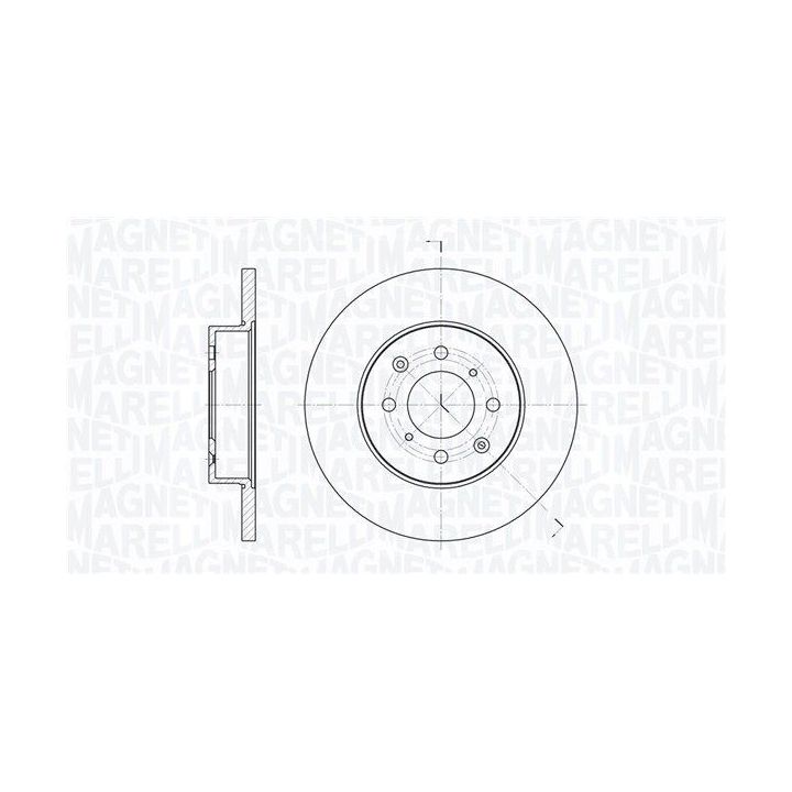 Stabdžių diskas MAGNETI MARELLI 361302040243