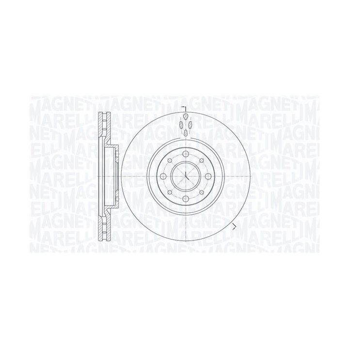 Stabdžių diskas MAGNETI MARELLI 361302040246