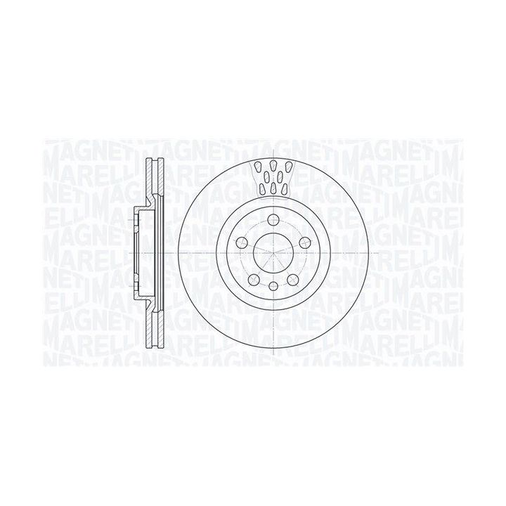Stabdžių diskas MAGNETI MARELLI 361302040248