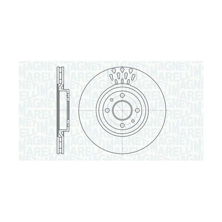 Stabdžių diskas MAGNETI MARELLI 361302040252