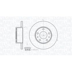 Stabdžių diskas MAGNETI MARELLI 361302040255