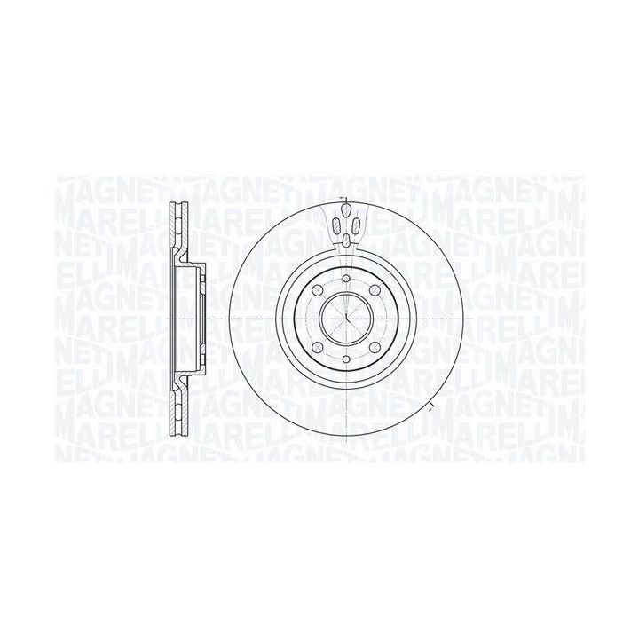 Stabdžių diskas MAGNETI MARELLI 361302040260