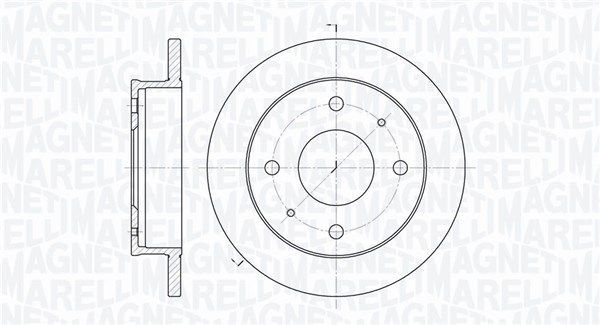 Stabdžių diskas MAGNETI MARELLI 361302040265
