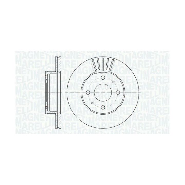 Stabdžių diskas MAGNETI MARELLI 361302040266