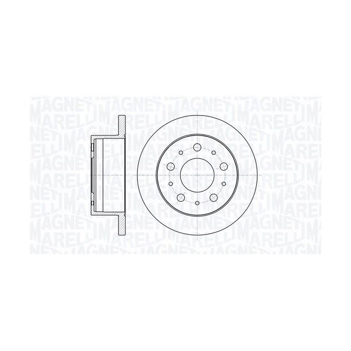 Stabdžių diskas MAGNETI MARELLI 361302040271