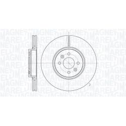 Stabdžių diskas MAGNETI MARELLI 361302040272