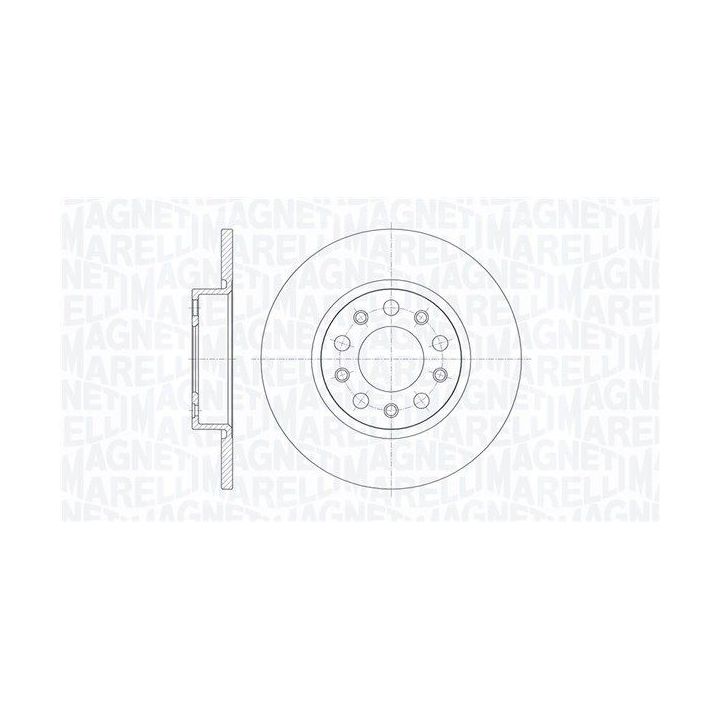 Stabdžių diskas MAGNETI MARELLI 361302040287
