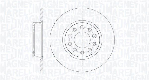 Stabdžių diskas MAGNETI MARELLI 361302040287