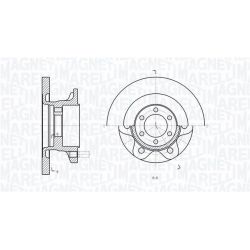 Stabdžių diskas MAGNETI MARELLI 361302040289
