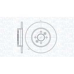 Stabdžių diskas MAGNETI MARELLI 361302040293