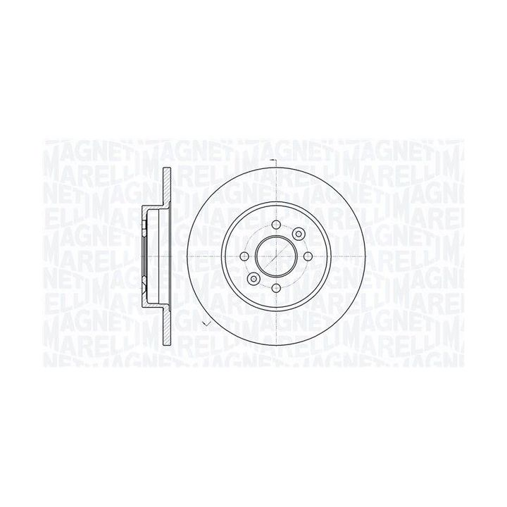 Stabdžių diskas MAGNETI MARELLI 361302040293